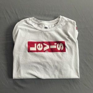 Men’s Levi’s White & Red Box T-Shirt